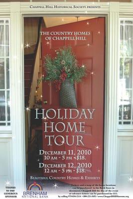 We've been on the Historical Society's Home Tour twice!