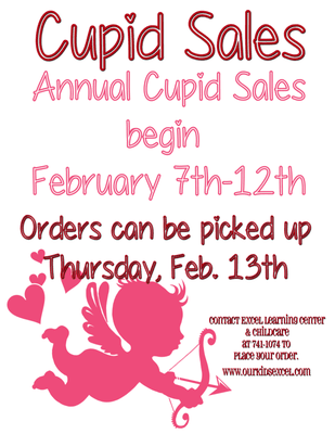 Looking for a cost effective way to celebrate Valentine's Day your loved ones? Order your Valentine Cupid for only $4.00 now.