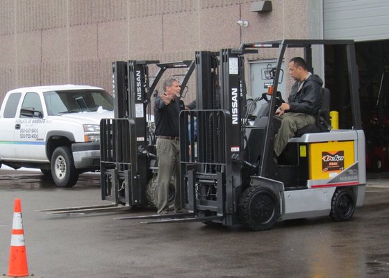 Forklifts of MN offers in-house classroom training twice each month. We are a training leader in Minnesota, Wisconsin and North Dakota.