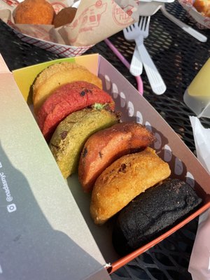 pretty empanadas~ my fav was the goat cheese and guava jam, unfortunately  i can't remember the vendor :(