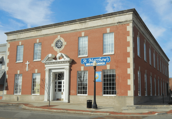 Picture of the church on the corner of W. Nepessing St. and Court St.