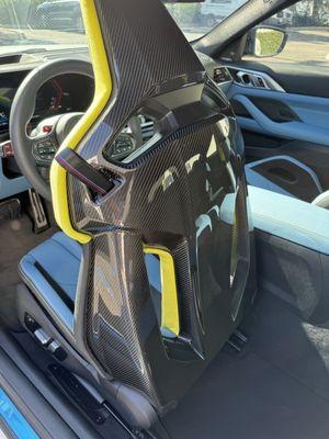 Carbon fiber buckets ceramic coated with their 9H