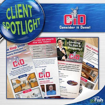 Our #ClientSpotlight this week is Andy and Todd at @consideritdonetx!