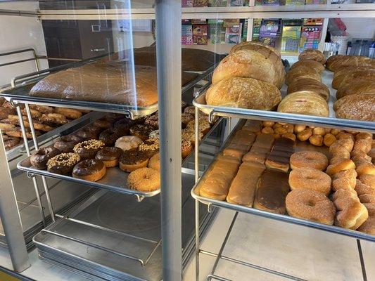 Carrot cake, Poun cake plant croissants and fruit croissants