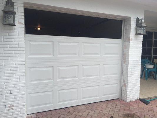 New garage door installation 8/7