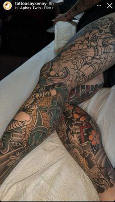 Leg sleeves by Kenny.