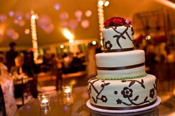 Our cake from BoCakes- recommended by Amore Events - it was Red Velvet and fabulous!