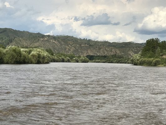 Selenge lake . Mongolia