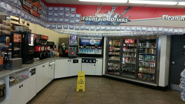 Coffee and Fountain Drinks to go