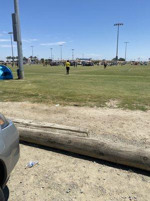 Picture of the soccer field