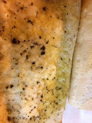 homemade garlic bread! look at that seasoning and butter !