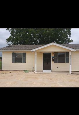 Dispensary Front Door & Parking Lot