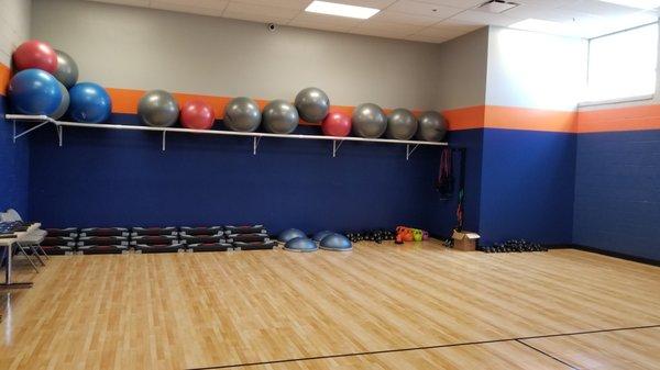 All your group fitness needs with over 200 classes offered.