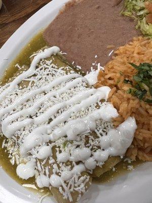 Enchiladas Verdes