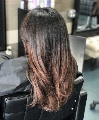 Fresh fall color, a trim, and a bombshell blowout