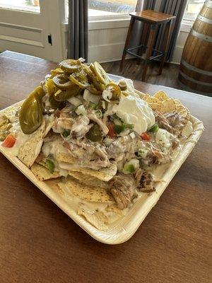 We stoped by while exploring and got these amazing pulled pork nachos for lunch. Delicious!