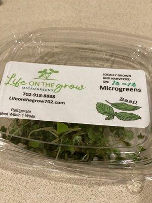 They also partner with a local micro green company! Check out Life on the Grow!