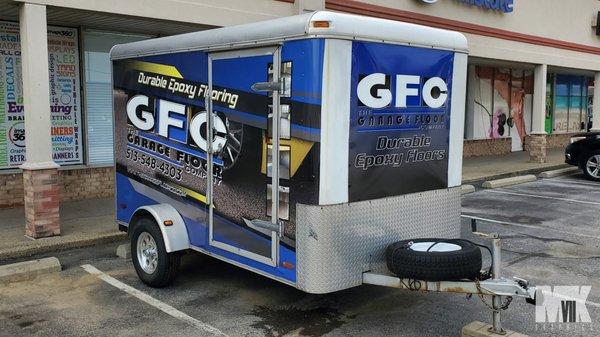 Trailer wrap for a client in Indianapolis.