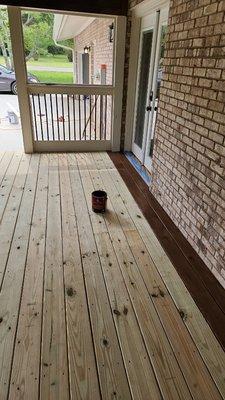 Stain Deck Porch