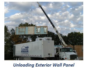 Unloading Exterior Wall