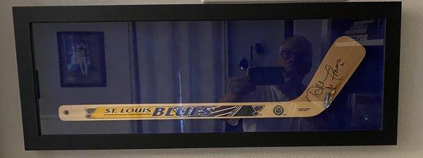 Custom framing for hockey stick