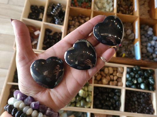 Hematite Hearts @islandbreezecrystals