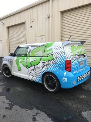 Cool new car wrap! Give us a  wave!