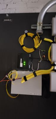 We do fiber optics installation