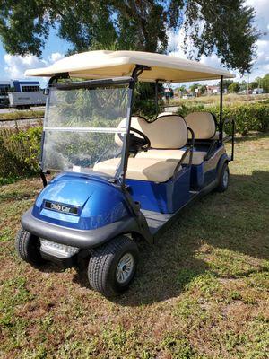 club car rebuilt 6 passenger golf cart