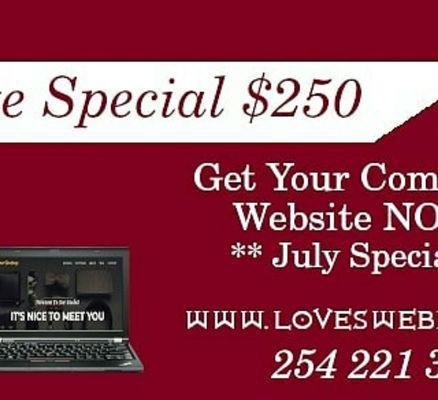 Love's Web Firm July Special (Red/White)