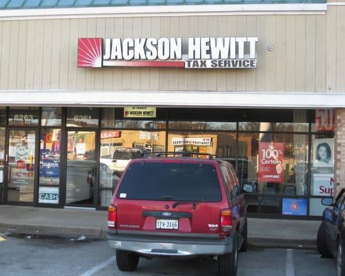 the front of the store (along southbound Livingston Rd)