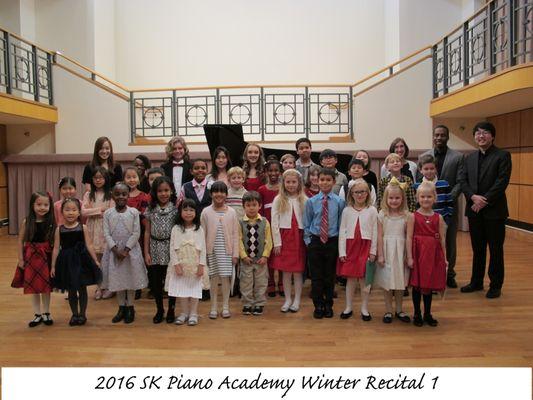 2016 SK Piano Academy Winter Recital (1st Recital)