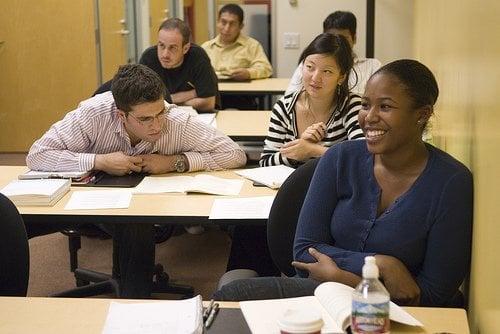 Students enjoying a recent Veritas Prep GMAT class in Ithaca