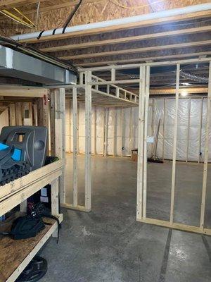 Basement framing