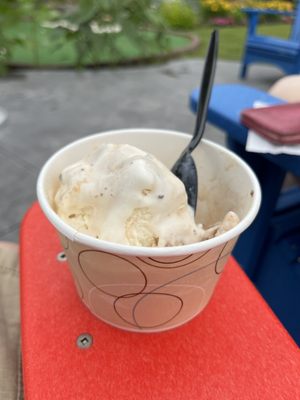 Pirates Junk ice cream covered with Heath Bar Ice Cream