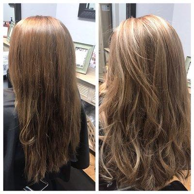 Beautiful soft blonde ombré