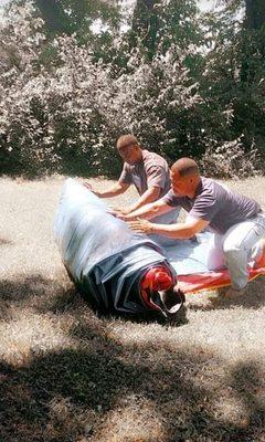 Bounce House  setup