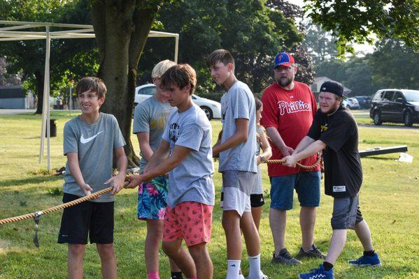 Youth Rally Tug of War