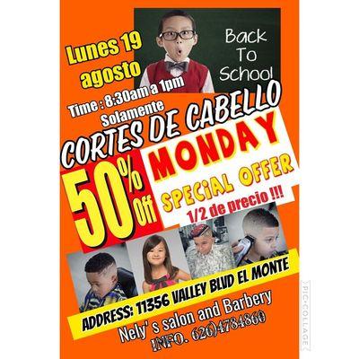 Thanks to all our costumers here's a especial for you 
#backtoschoolspecial