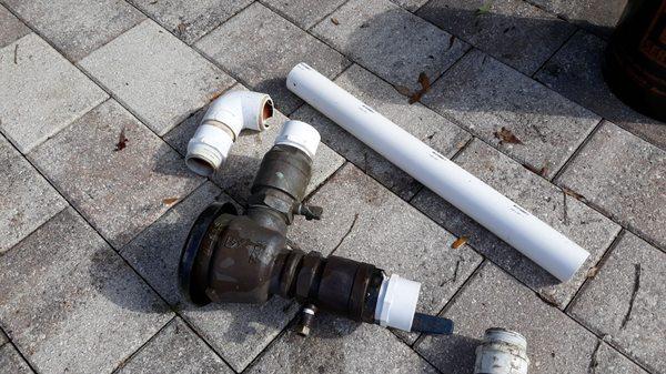 If you have a leaky anti siphon, backflow preventer we can take care of that for you.