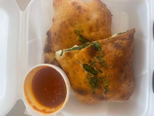 Spinach Stromboli