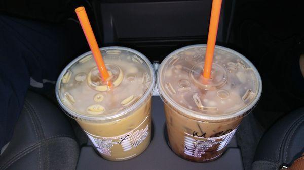 Regular and mocha coconut