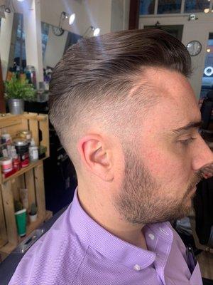 1/2 mid fade! Pre-covid!