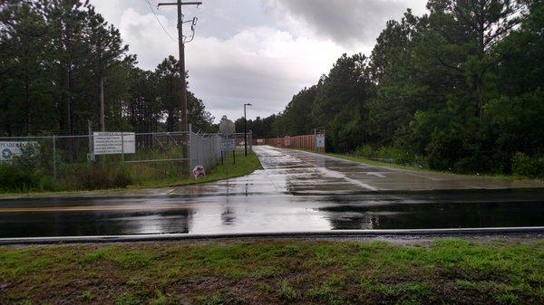 Entrance off Transfer Station Road