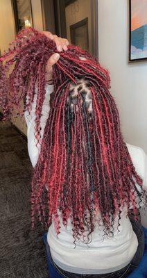 Synthetic faux locs