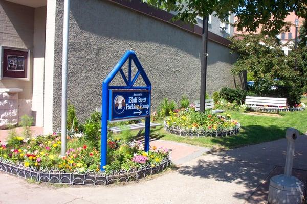 The Pocket Park on Washington Street.