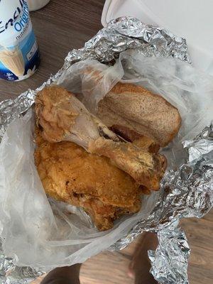 This is what they call a chicken sandwich:( wtf