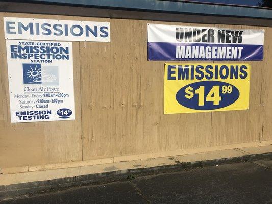 $14.99 Emissions We are open for business