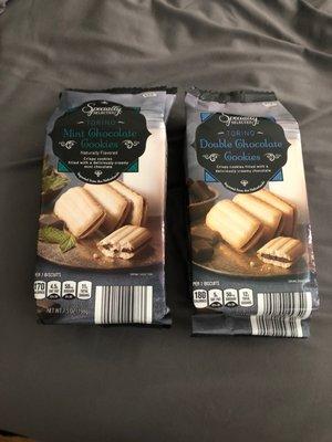 Aldi's Pepperidge Farm Milano knockoffs for $1.99 each