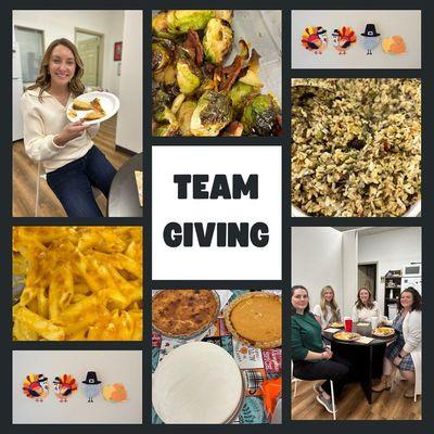 TEAM-Giving today with #TeamCG ! 
Super thankful for my team & of course thankful for our CUSTOMERS